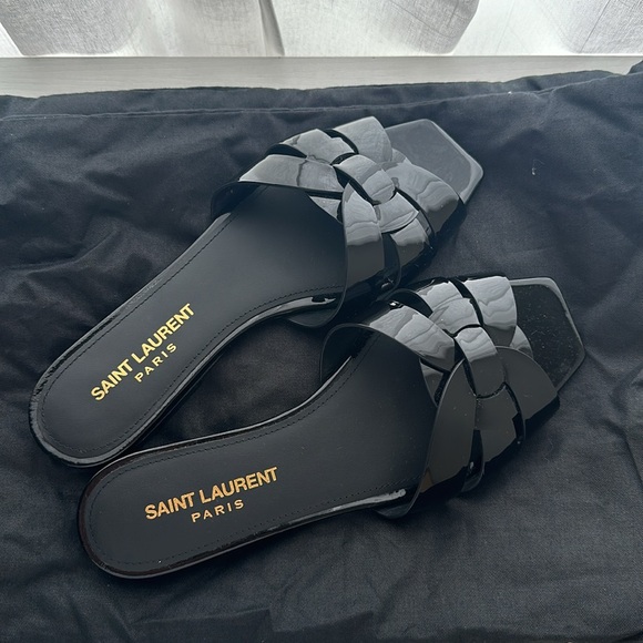 Saint Laurent Tribute Sandals - Picture 3 of 3
